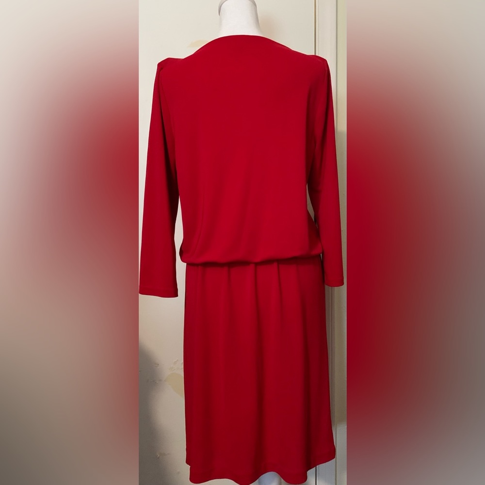 Talbots Red Dress Size S - Picture 4 of 6